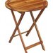 Set mobilier exterior, 3 piese, lemn de acacia, pliabil, rotund